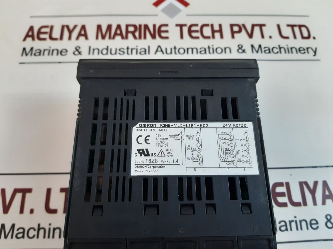 Omron K3Hb-vlc-l1B1-502 Panel Meter