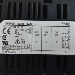 Omron k3hb-xad digital panel meter