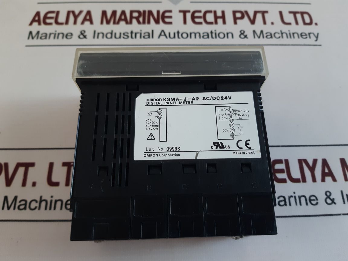 Omron K3Ma-j-a2 AcDc 24 V Digital Panel Meter
