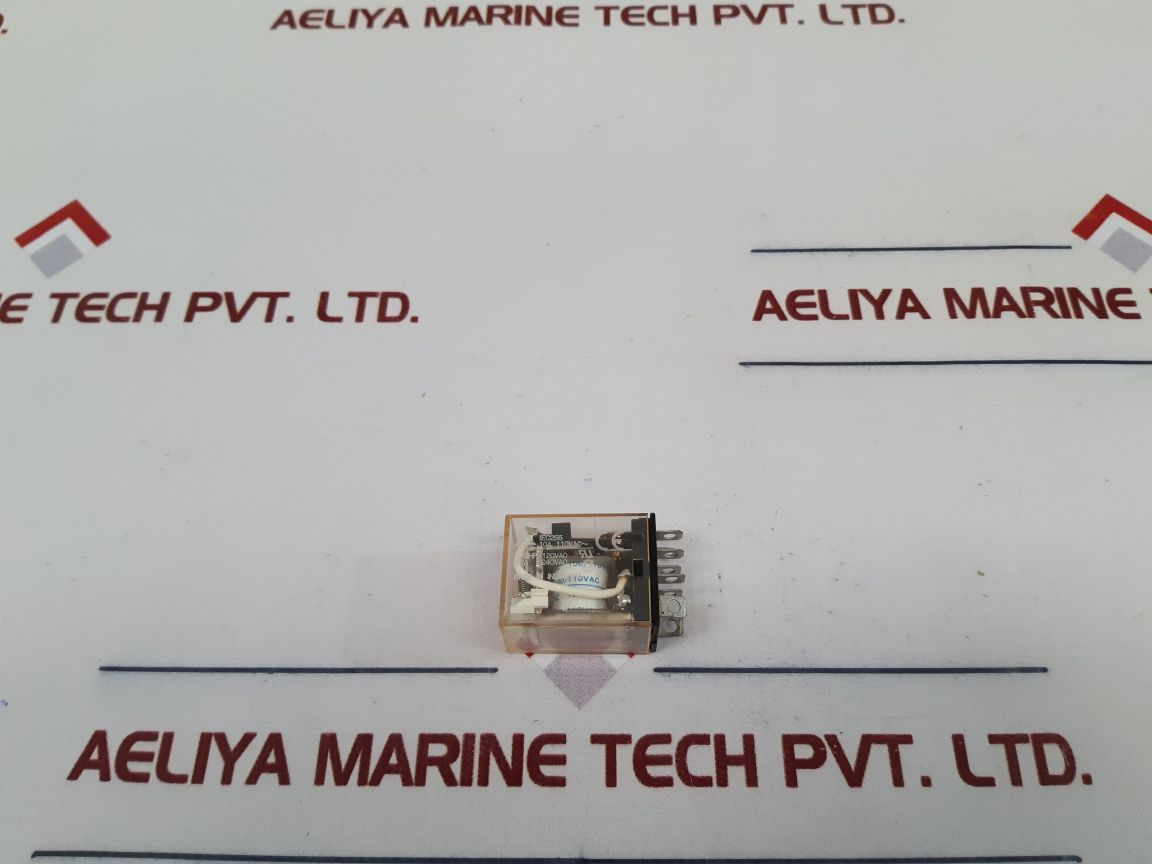 Lot of 2x Omron Ly2N Relay 10A 110Vac~