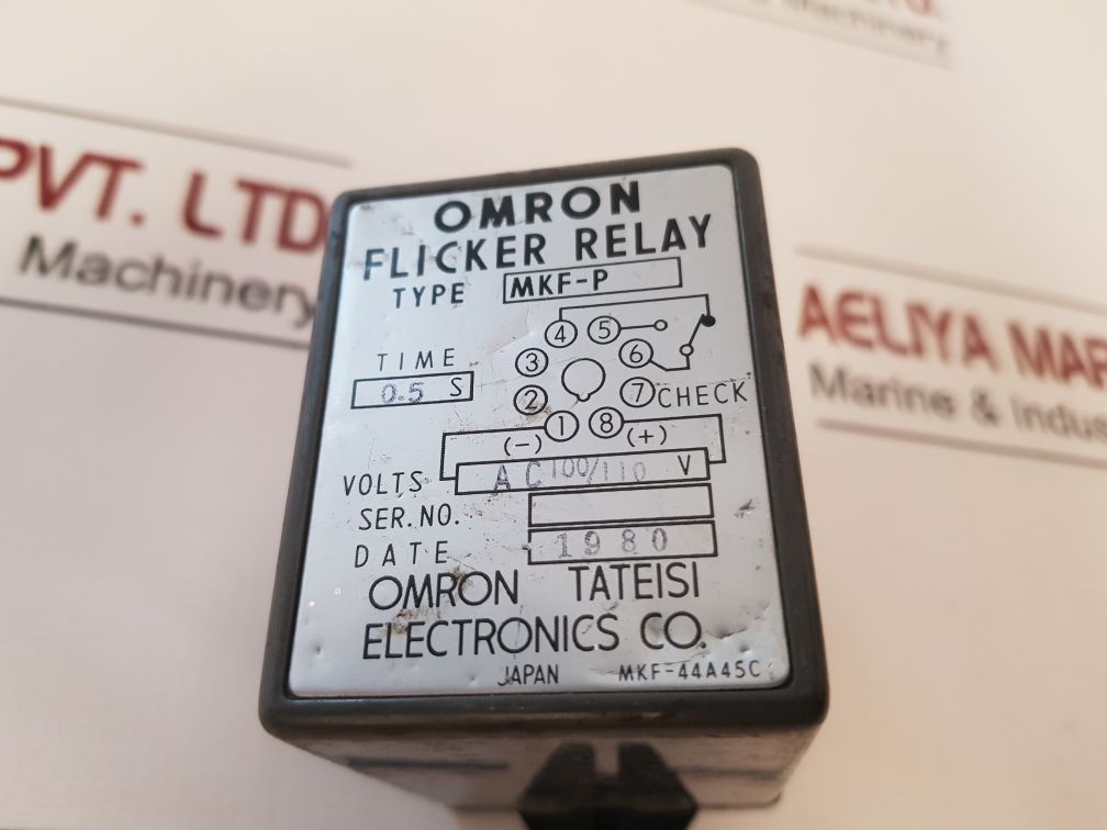 Omron Mkf-p Flicker Relay Ac100/110V