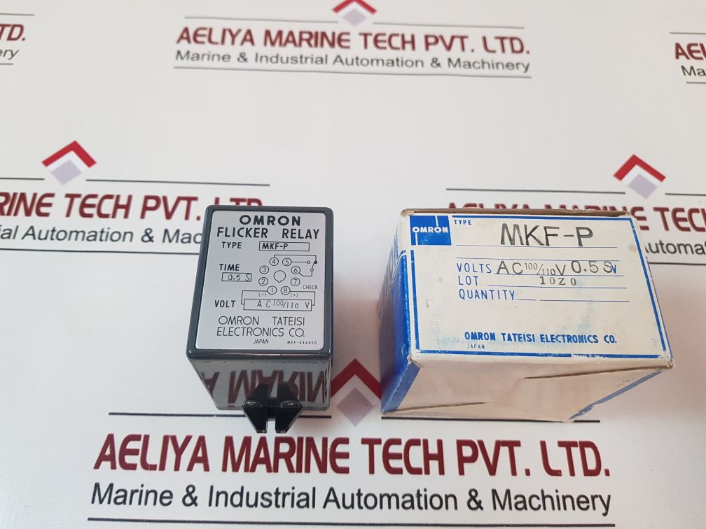 Omron Mkf-p Flicker Relay Ac100110V,0.5Sv
