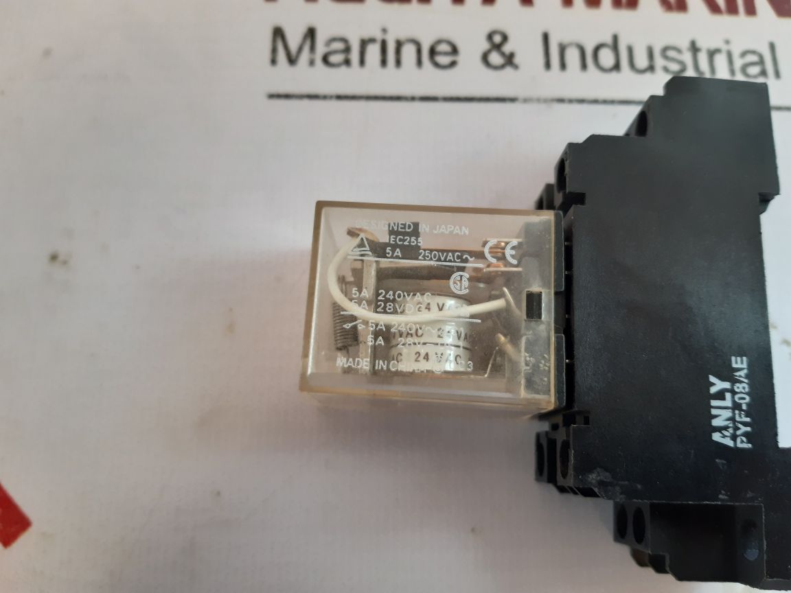 Omron My2 24Vac Relay With Base