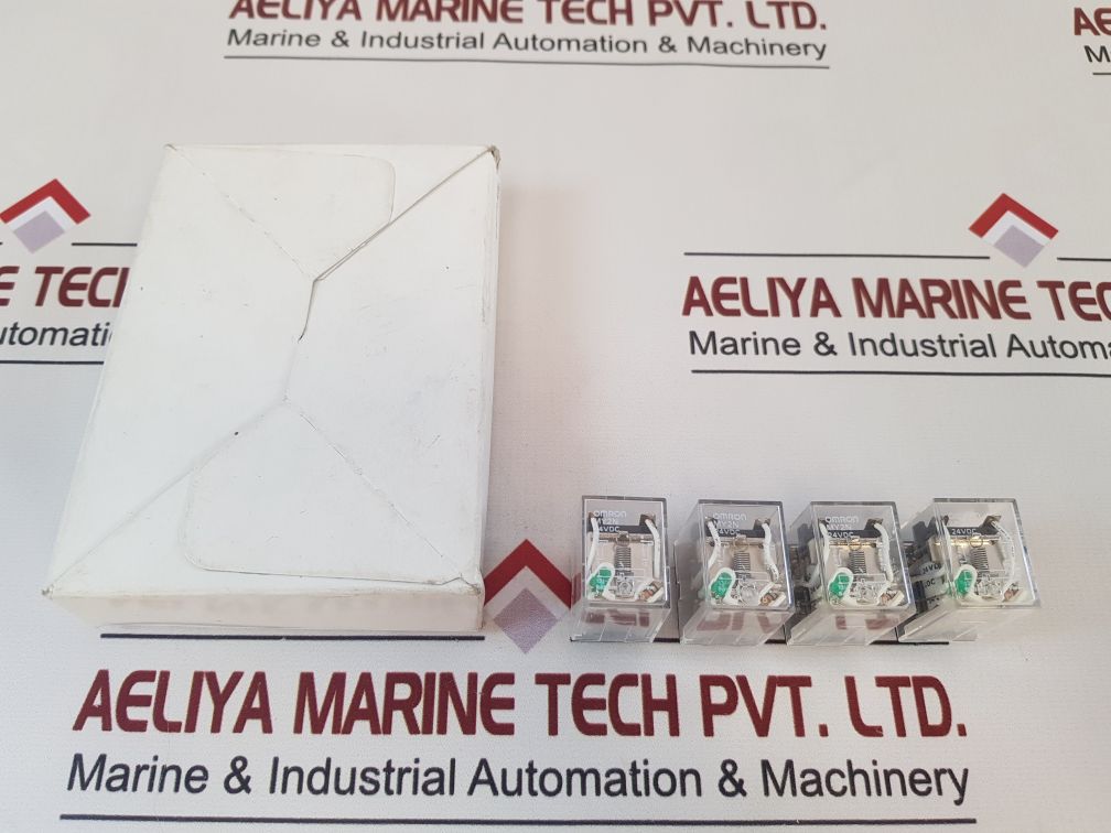 Set Of 4X Omron My2N Relay 24Vdc