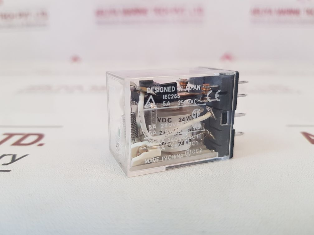 Set Of 4X Omron My2N Relay 24Vdc