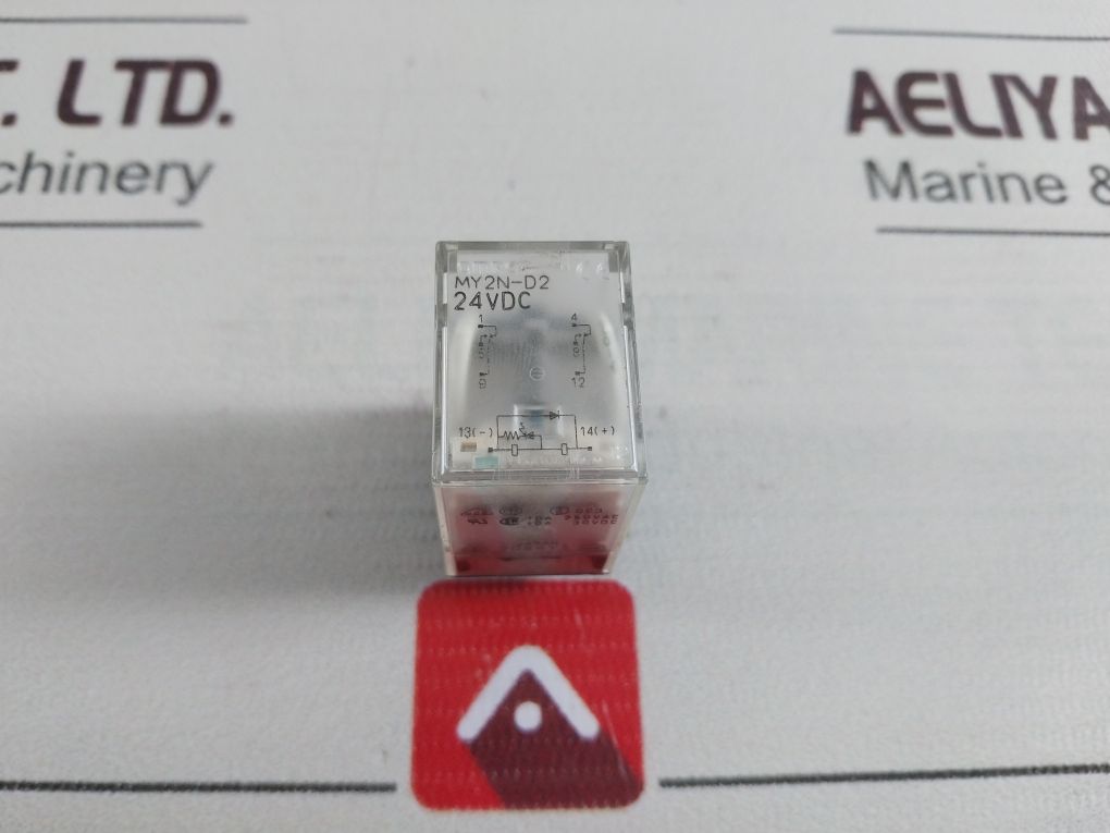 Lot Of 2X Omron My2N-d2 Relay 10A 250Vac