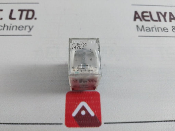 Lot Of 2X Omron My2N-d2 Relay 10A 250Vac