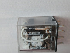 Lot Of 4X Omron My2N-d2 Relay 24V Dc