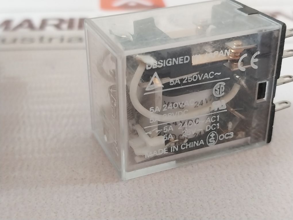 Lot Of 4X Omron My2N-d2 Relay 24V Dc