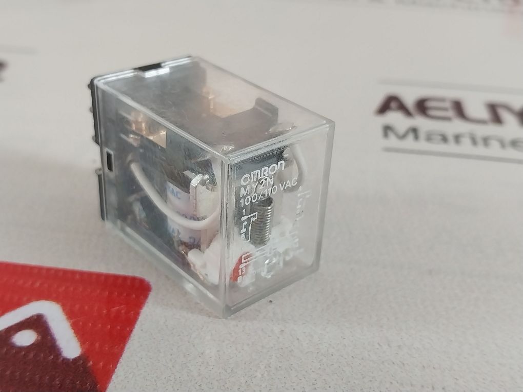 Lot Of 7X Omron My2N Relay 100/110 Vac