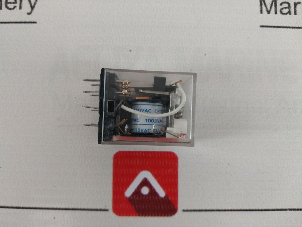 Lot Of 7X Omron My2N Relay 100/110 Vac