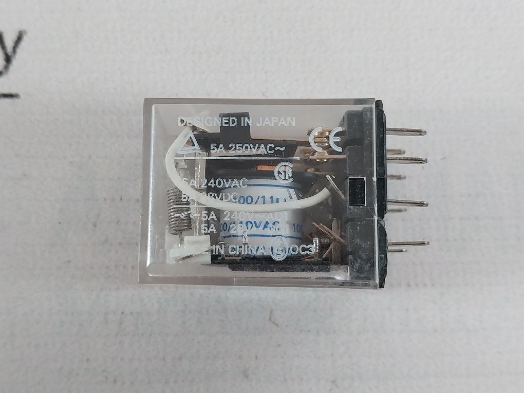 Lot Of 7X Omron My2N Relay 100/110 Vac