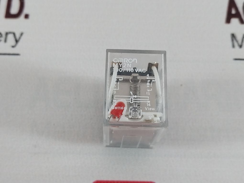 Lot Of 7X Omron My2N Relay 100/110 Vac