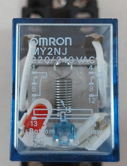 Omron My2Nj Coil Power Relay With 0518C Socket 220/240Vac