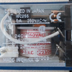 Omron My2Nj Coil Power Relay With 0518C Socket 220/240Vac