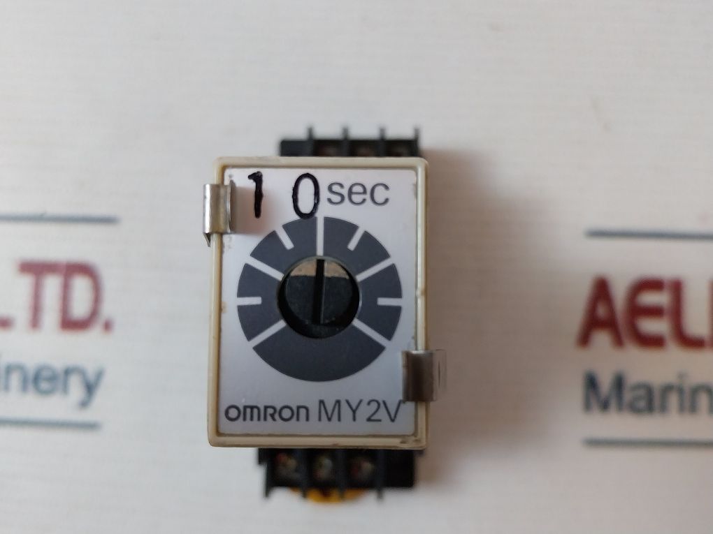 Omron My2V Timer Relay With 25Y5Yt Base 5A 250V 10 Sec