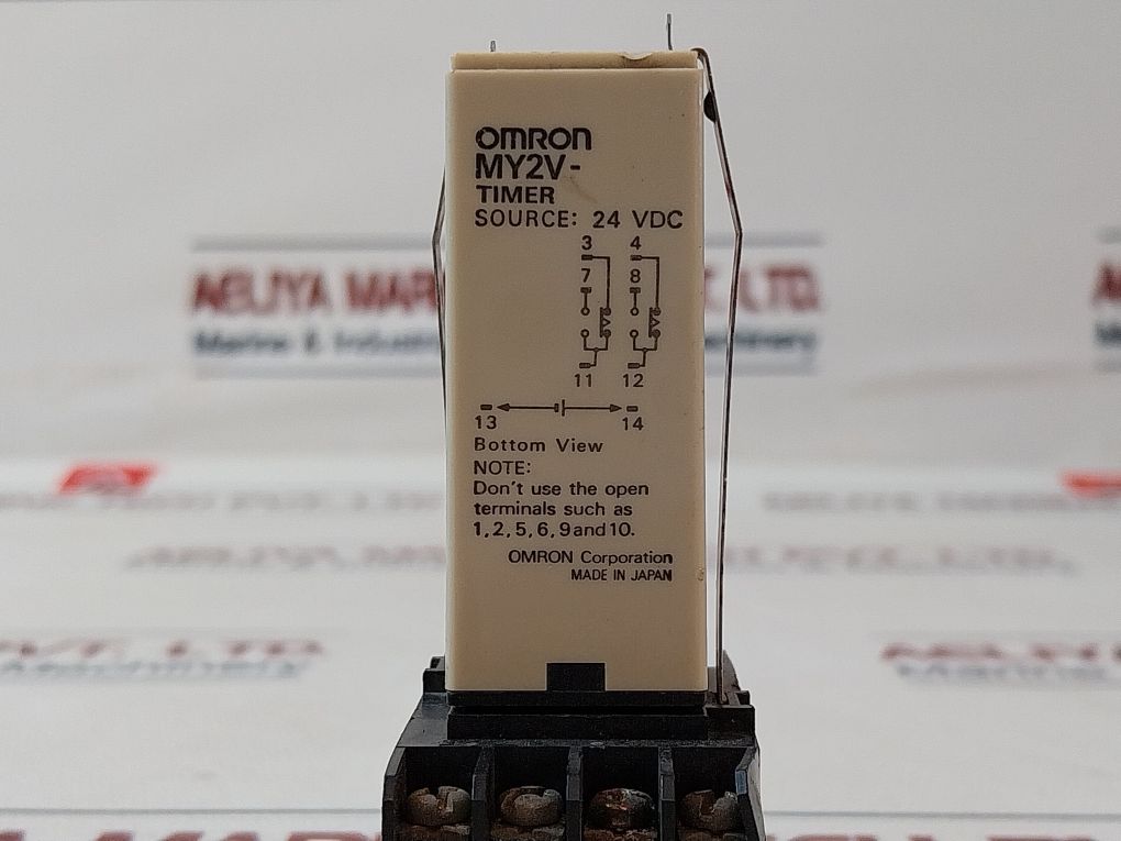 Omron My2V Timer Relay With 25Y5Yt Base 5A 250V 10 Sec