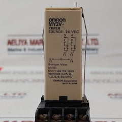 Omron My2V Timer Relay With 25Y5Yt Base 5A 250V 10 Sec