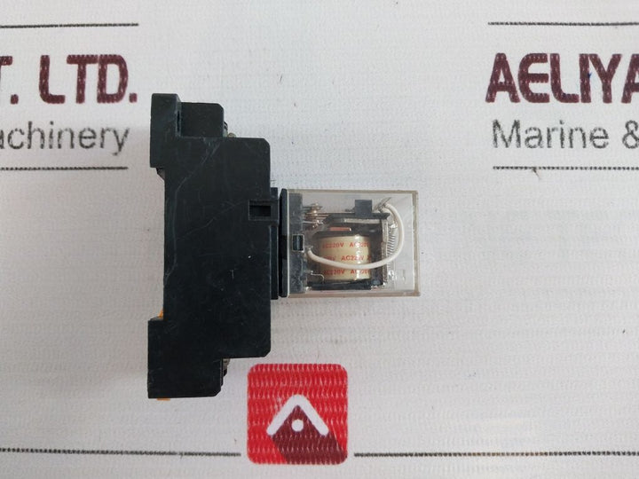Omron My3 Cube Relay With Socket Base Pyf11A 5A 250Vac