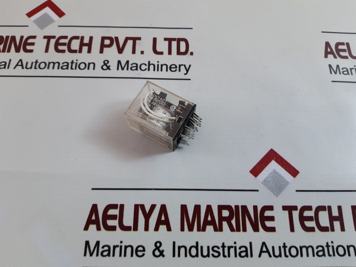 Set of 4x omron my4 24vdc relay