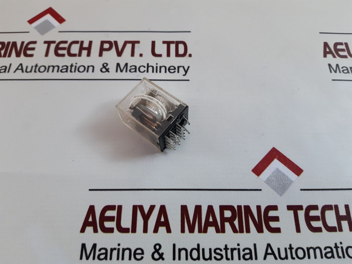 Set of 4x omron my4 24vdc relay