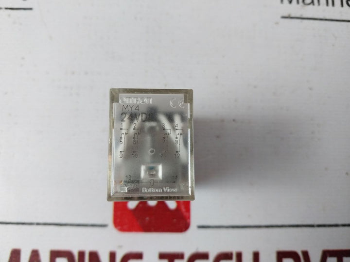 Lot Of 2X Omron My4 Relay 24Vdc
