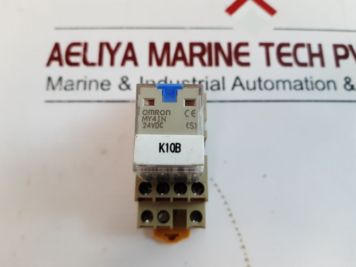 Omron My4In Safety Relay With Base 24Vdc