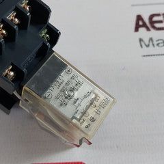 Omron My4N Relay With Socket 24Vdc Ac 250V 7A