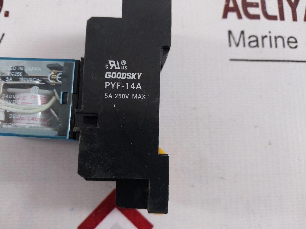 Omron My4Nj Relay With Pyf-14A Socket Base – Aeliya Marine Tech