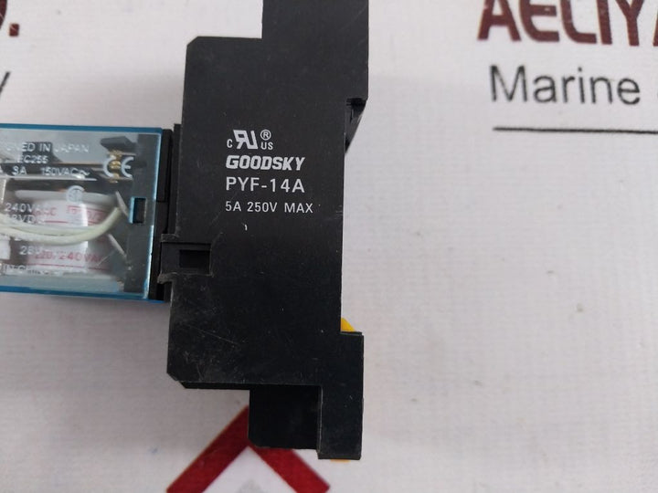 Omron My4Nj Relay With Pyf-14A Socket Base