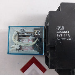 Omron My4Nj Relay With Pyf-14A Socket Base
