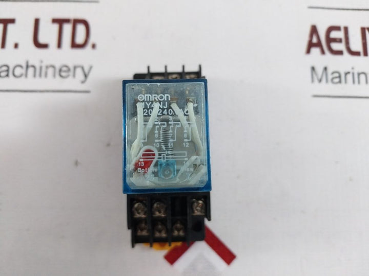 Omron My4Nj Relay With Pyf-14A Socket Base