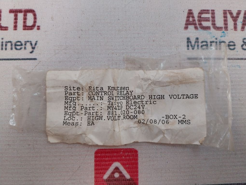 Omron My4Z Control Relay 24 Vdc