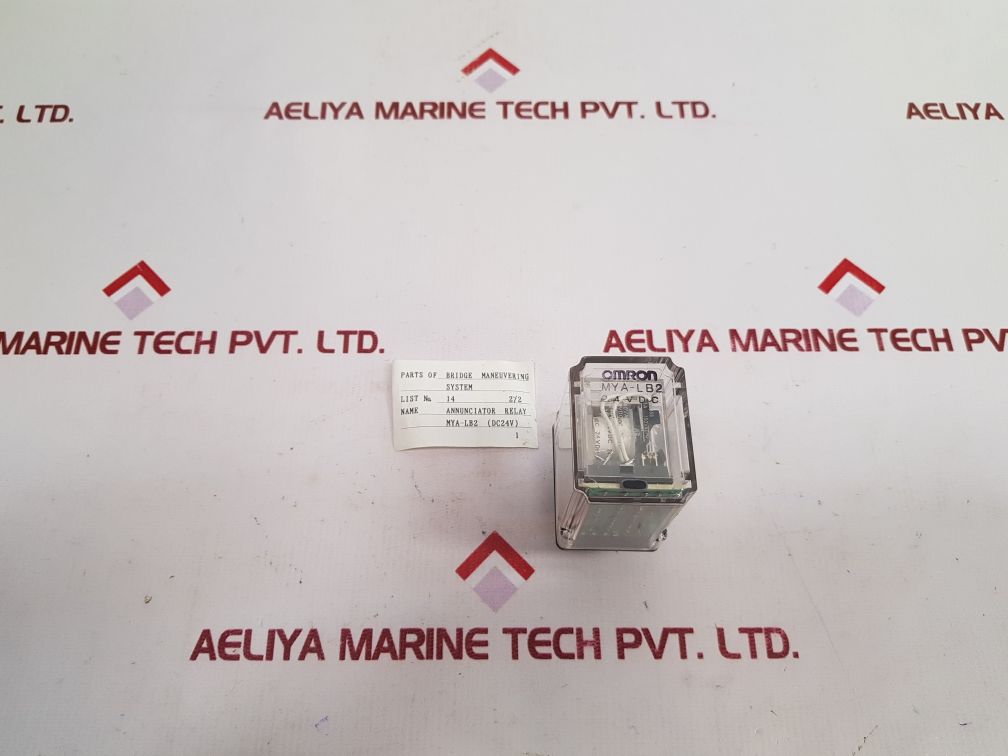 Omron Mya-lb2 Annunciator Relay New
