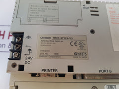 Omron Nt31-st123-v3 Interactive Display 24V Dc 15W