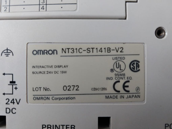 Omron Nt31C-st141B-v2 Interactive Display