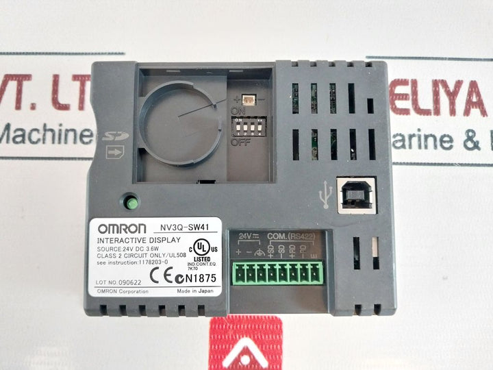 Omron Nv3Q-sw41 Interactive Display 