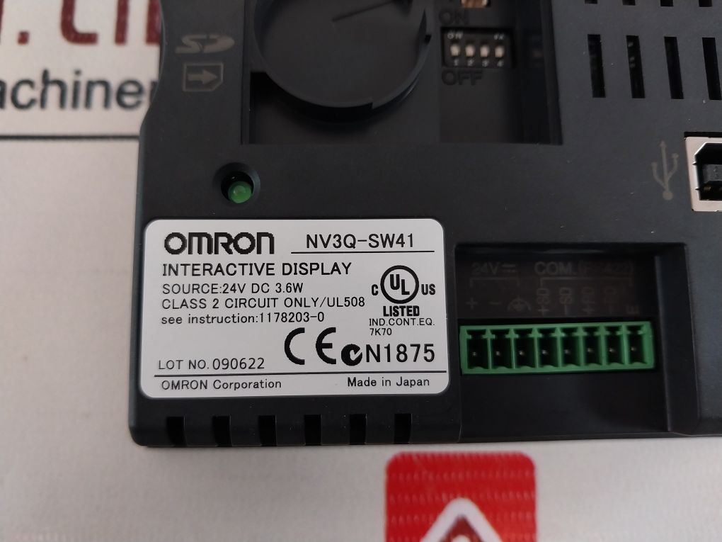 Omron Nv3Q-sw41 Interactive Display 