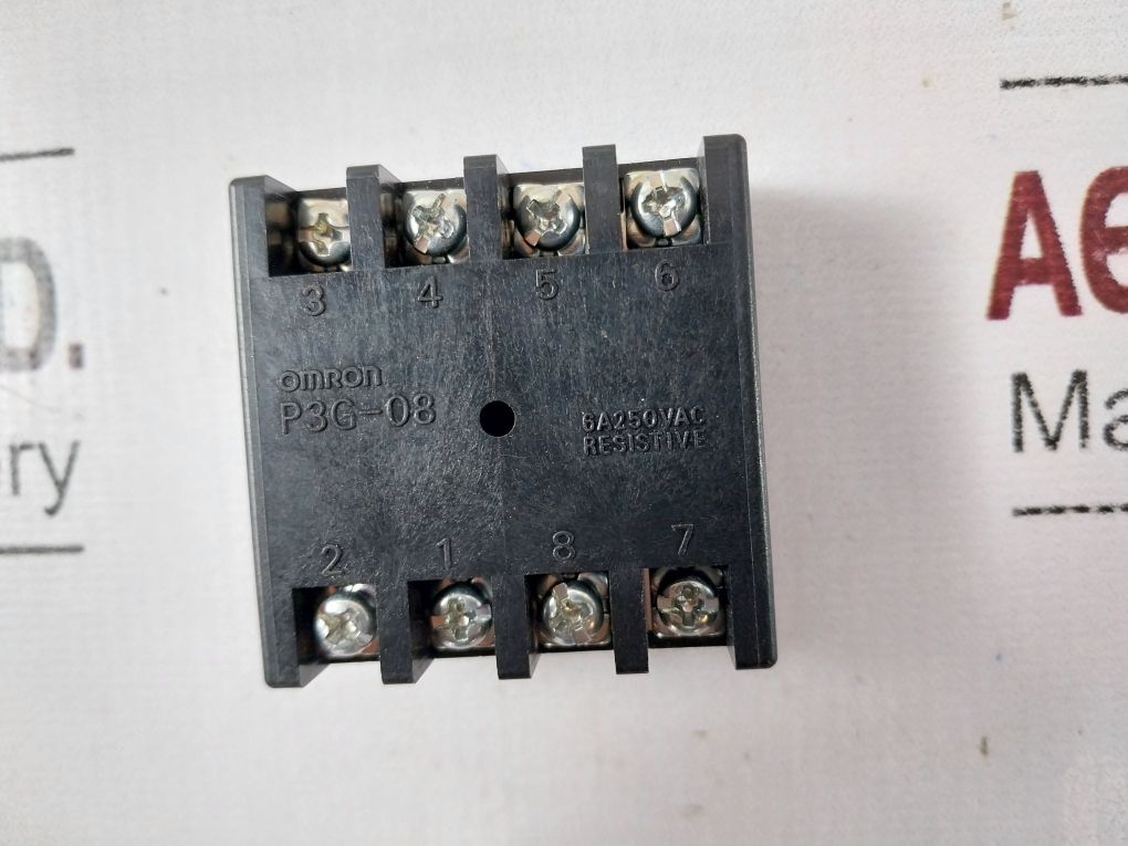 Lot Of 5X Omron P3G-08 Connecting Socket