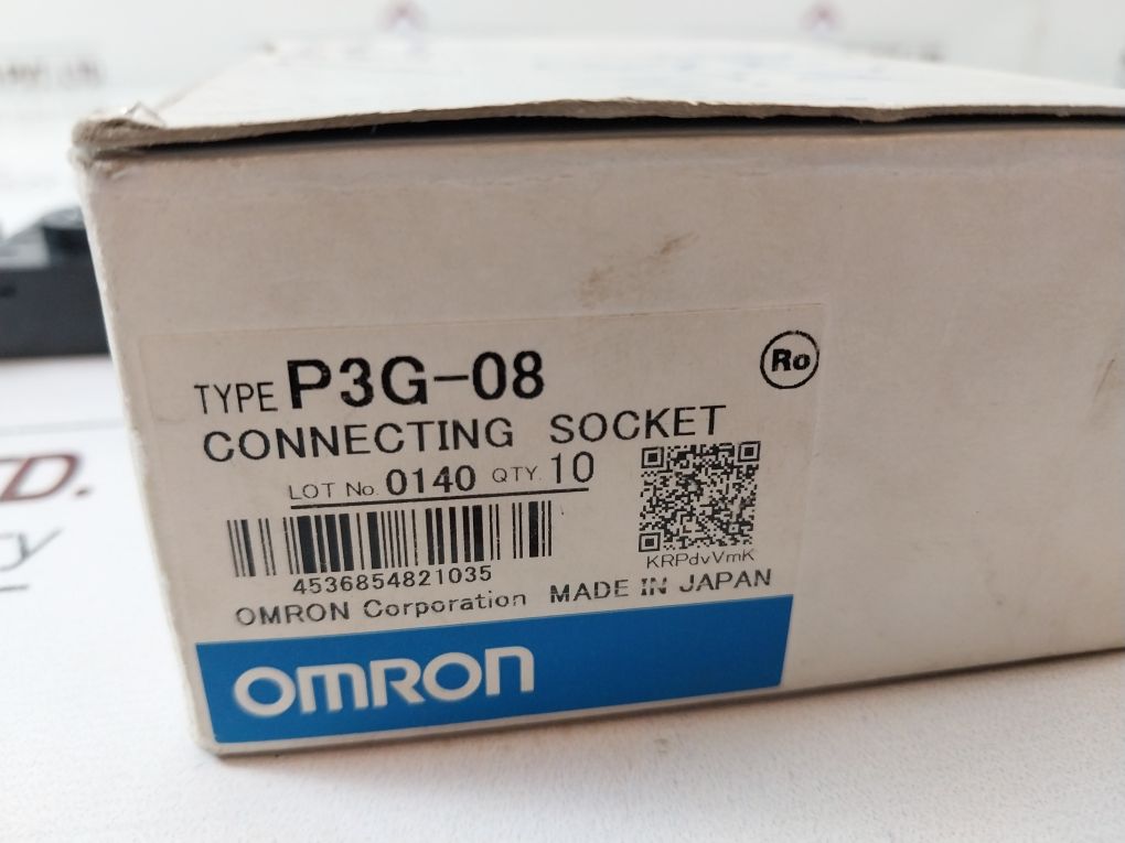 Lot Of 5X Omron P3G-08 Connecting Socket