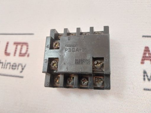 Omron P3Ga-11 Relay Socket 250Vac 