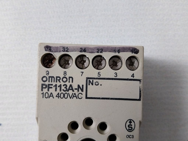 Omron Pf113A-n Relay Socket 10A 400Vac