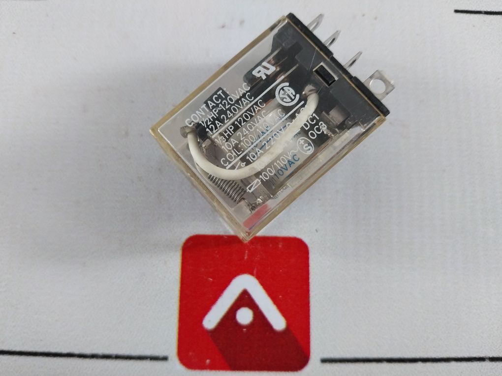 Omron Ptf08A Relay Socket Din Rail Mount