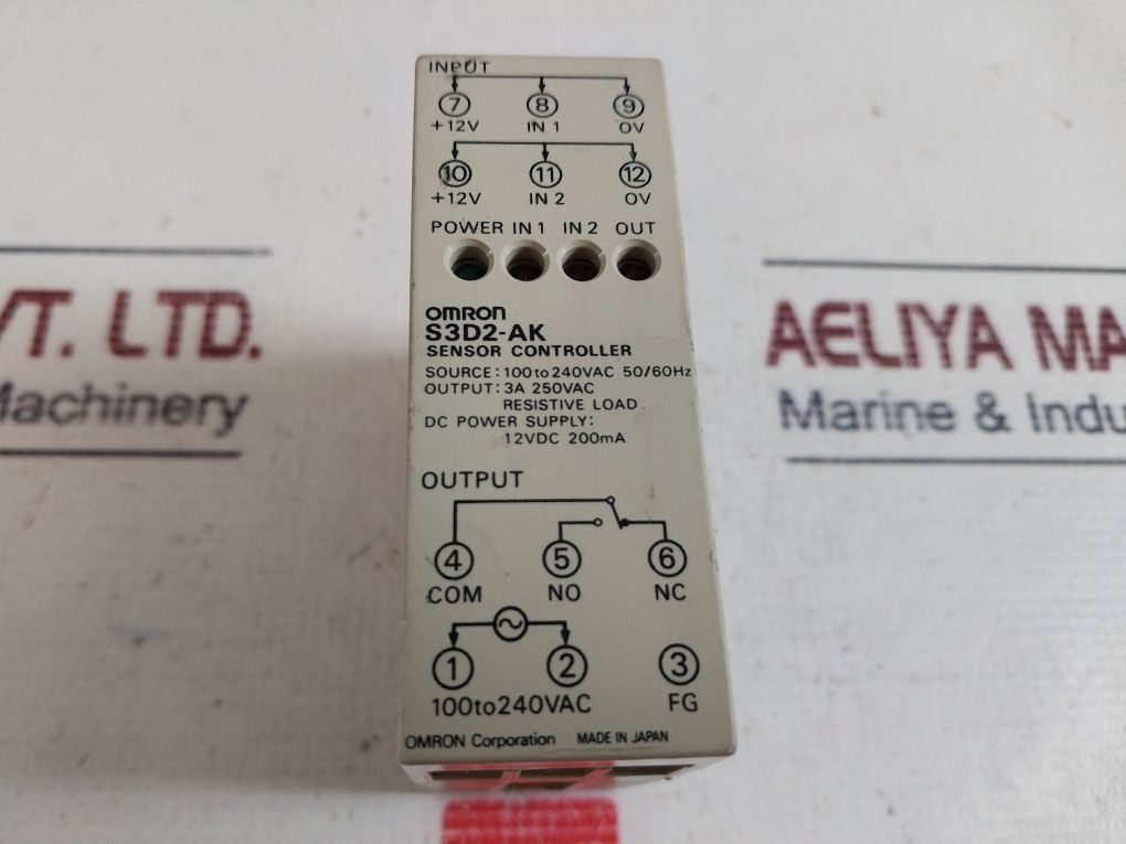 Omron S3D2-ak Sensor Controller 50/60 Hz