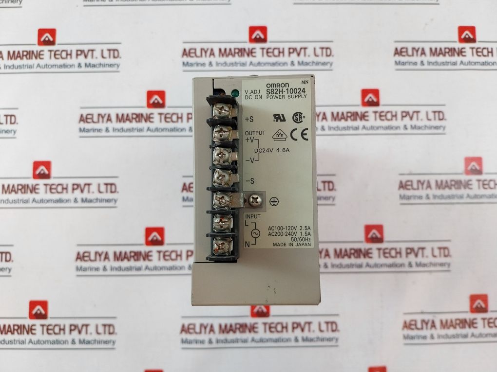 Omron S82H-10024 Power Supply 24V Dc 4.6A