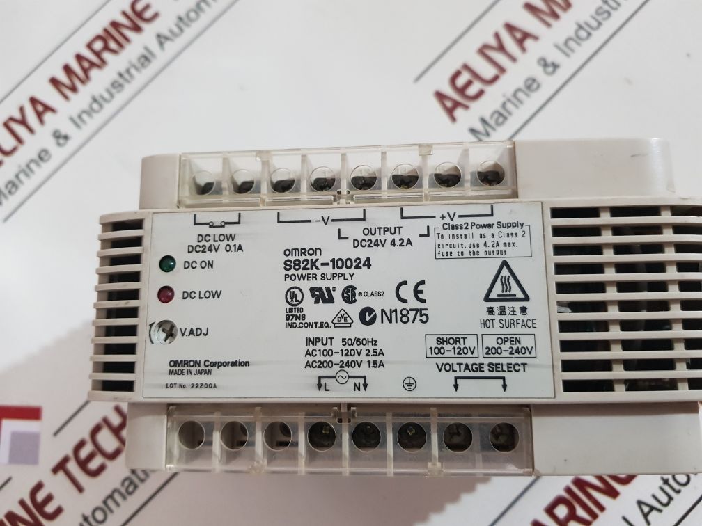 Omron S82K-10024 Power Supply 50/60Hz