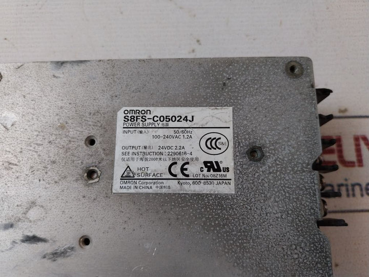 Omron S8Fs-c05024J Power Supply 50/60Hz