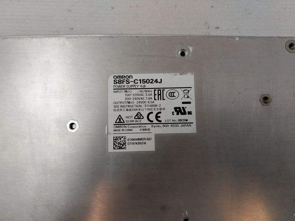 Omron S8Fs-c15024J Power Supply