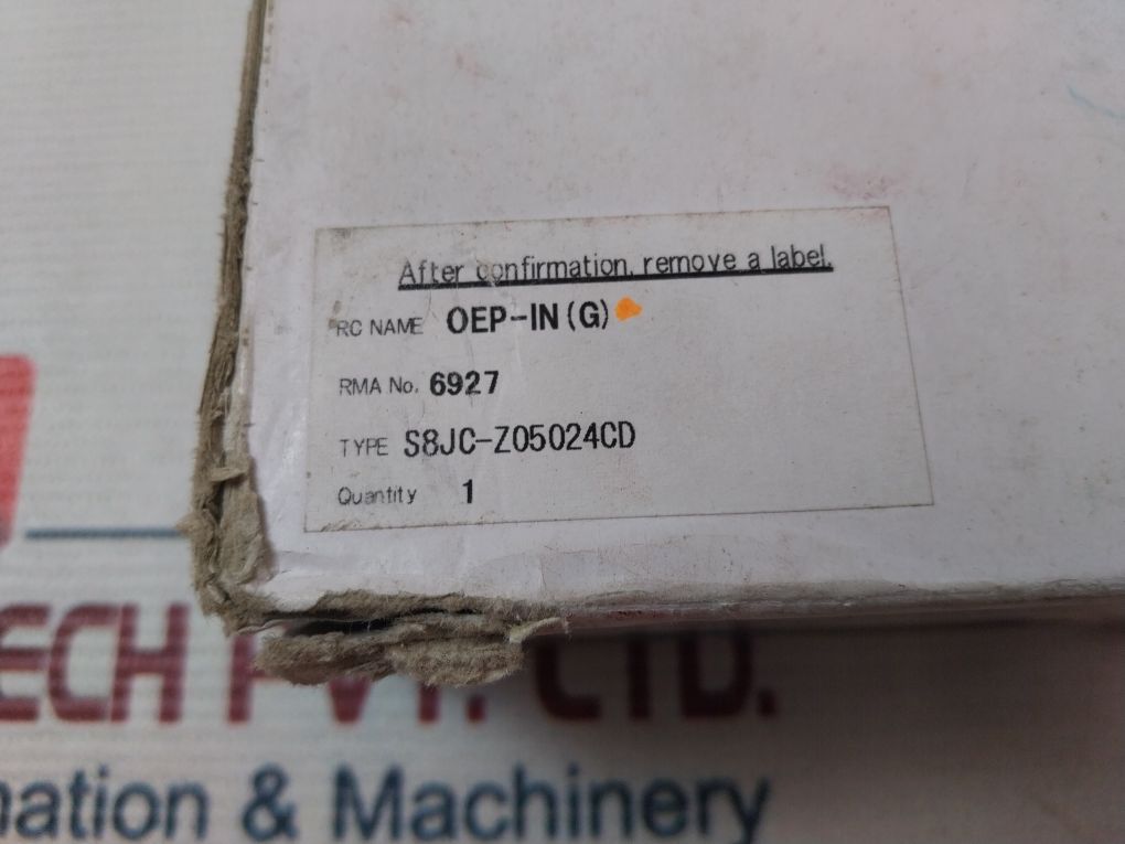 Omron S8Jc-z05024Cd Power Supply 200-240Vac