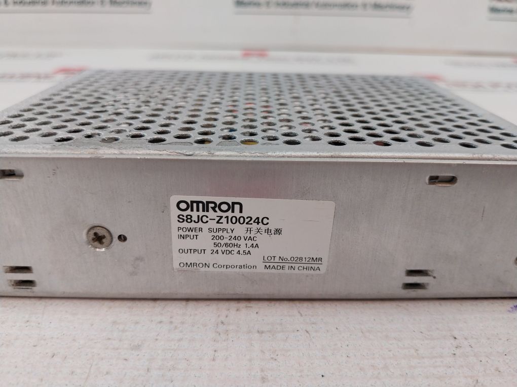 Omron S8Jc-z10024C Power Supply 50/60Hz 1.4A